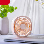 New 360° USB Fan Cooler Cooling Mini Fan Portable 3 Speed Super Mute Cooler for Office Cool Fans Car Home Notebook Laptop Portable Mini Fan for Bedroom Office Desktop Stevvex