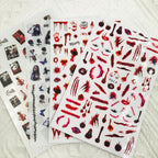 New 3D Self-Adhesive Neon Curve Serpentine Stripe Nails Stickers Acrylic Decorations Manicure Carving Design Exquisite Pattern Nail Art Supplies Self-Adhesive Nail Nail Art Stickers Red Lips Nails Decals Sticker Hot Sexy Girl Tip