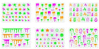New 3D Self-Adhesive Neon Curve Serpentine Stripe Nails Stickers Acrylic Decorations Manicure Carving Design Exquisite Pattern Nail Art Supplies Self-Adhesive Nail Nail Art Stickers Red Lips Nails Decals Sticker Hot Sexy Girl Tip
