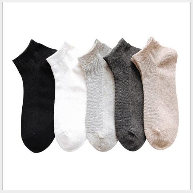 New 5pairs/lot Mixed Colors Ankle Socks Summer Sport Fashion Funny Underwear Women Breathable Soft Combed Out Of Pure Cotton Breathable Socks For Men And Women Stevvex