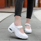 New Air Cushion Flat Shoes Women Mesh Sneakers Breathable Women Shoes Increase Casual Shoes Air Cushion Woman Mesh Sneakers Breathable Flats Womens Shoes Stevvex