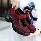 New Air Cushion Flat Shoes Women Mesh Sneakers Breathable Women Shoes Increase Casual Shoes Air Cushion Woman Mesh Sneakers Breathable Flats Womens Shoes Stevvex