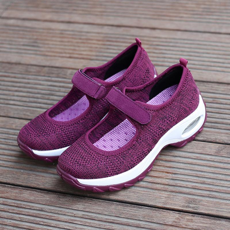 New Air Cushion Flat Shoes Women Mesh Sneakers Breathable Women Shoes Increase Casual Shoes Air Cushion Woman Mesh Sneakers Breathable Flats Womens Shoes Stevvex