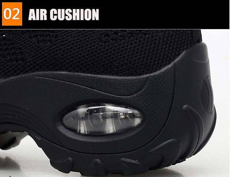 New Air Cushion Flat Shoes Women Mesh Sneakers Breathable Women Shoes Increase Casual Shoes Air Cushion Woman Mesh Sneakers Breathable Flats Womens Shoes Stevvex