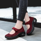 New Air Cushion Flat Shoes Women Mesh Sneakers Breathable Women Shoes Increase Casual Shoes Air Cushion Woman Mesh Sneakers Breathable Flats Womens Shoes Stevvex