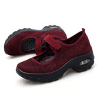 New Air Cushion Flat Shoes Women Mesh Sneakers Breathable Women Shoes Increase Casual Shoes Air Cushion Woman Mesh Sneakers Breathable Flats Womens Shoes Stevvex