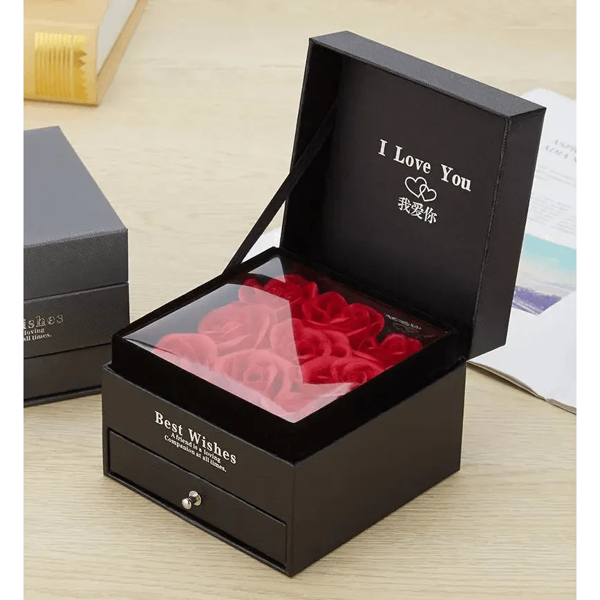 New Amazing Gift Boxes with Lids for Presents Jewelry Rose Box Christmas Present Women's Birthday Party Gift for Mom Girlfriend Gifts Bridesmaid gift Party favorite Stevvex