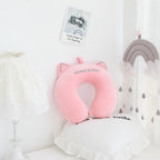New Animal Memory Cotton U-shaped Pillow Car Neck Pillow Noon Rest Pillow Plane Travel PillowKids Neck  Travel Pillows Cute U-Shaped Animal Pillow for Cars Planes Boys Girls Child Gift Ideas Stevvex