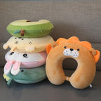 New Animal Memory Cotton U-shaped Pillow Car Neck Pillow Noon Rest Pillow Plane Travel PillowKids Neck  Travel Pillows Cute U-Shaped Animal Pillow for Cars Planes Boys Girls Child Gift Ideas Stevvex