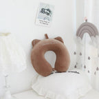 New Animal Memory Cotton U-shaped Pillow Car Neck Pillow Noon Rest Pillow Plane Travel PillowKids Neck  Travel Pillows Cute U-Shaped Animal Pillow for Cars Planes Boys Girls Child Gift Ideas Stevvex