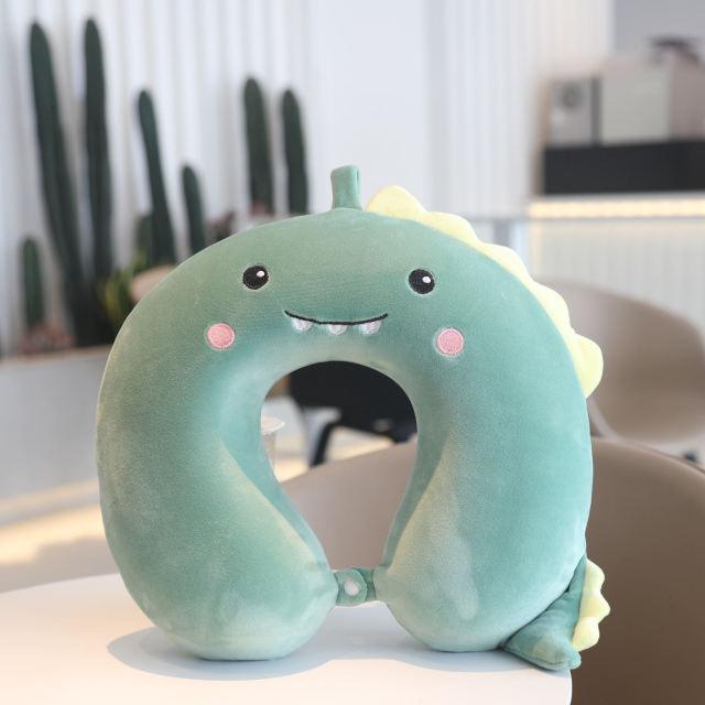 New Animal Memory Cotton U-shaped Pillow Car Neck Pillow Noon Rest Pillow Plane Travel PillowKids Neck  Travel Pillows Cute U-Shaped Animal Pillow for Cars Planes Boys Girls Child Gift Ideas Stevvex