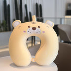 New Animal Memory Cotton U-shaped Pillow Car Neck Pillow Noon Rest Pillow Plane Travel PillowKids Neck  Travel Pillows Cute U-Shaped Animal Pillow for Cars Planes Boys Girls Child Gift Ideas Stevvex