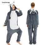 New Animal Pajamas Women Unicorn Sleepwear Panda Pajama Cartoon Overalls Winter Rabbit Nightie Jumpsuit For Winter Girls Unicorn Pajamas Costume Fleece Hooded Animal Sleepwear Christmas Cosplay Unicorn Gift Stevvex
