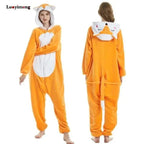 New Animal Pajamas Women Unicorn Sleepwear Panda Pajama Cartoon Overalls Winter Rabbit Nightie Jumpsuit For Winter Girls Unicorn Pajamas Costume Fleece Hooded Animal Sleepwear Christmas Cosplay Unicorn Gift Stevvex
