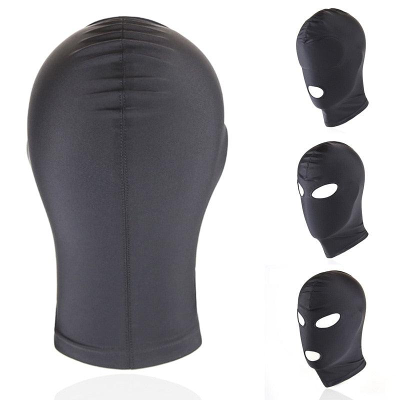 New Arrival Hole Men Women Adult Spandex Balaclava Open Mouth Face Eye Head Mask Costume Slave Game Role Play Mask Gaiter Bike Half Mask Cold Weather Half Balaclava Outdoor Sports Mask Tactical Neck Warmer for Men & Women Stevvex