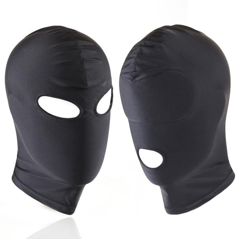 New Arrival Hole Men Women Adult Spandex Balaclava Open Mouth Face Eye Head Mask Costume Slave Game Role Play Mask Gaiter Bike Half Mask Cold Weather Half Balaclava Outdoor Sports Mask Tactical Neck Warmer for Men & Women Stevvex