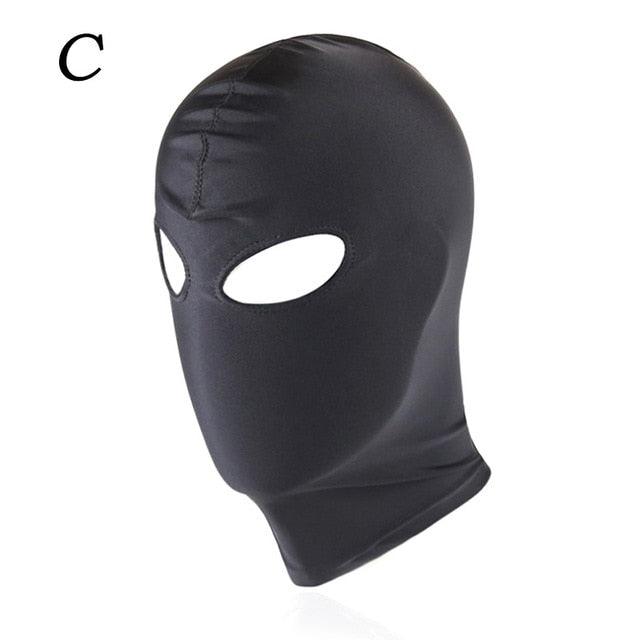 New Arrival Hole Men Women Adult Spandex Balaclava Open Mouth Face Eye Head Mask Costume Slave Game Role Play Mask Gaiter Bike Half Mask Cold Weather Half Balaclava Outdoor Sports Mask Tactical Neck Warmer for Men & Women Stevvex