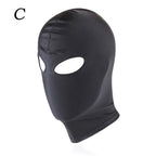 New Arrival Hole Men Women Adult Spandex Balaclava Open Mouth Face Eye Head Mask Costume Slave Game Role Play Mask Gaiter Bike Half Mask Cold Weather Half Balaclava Outdoor Sports Mask Tactical Neck Warmer for Men & Women Stevvex