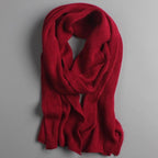 NEW Arrived Men's Fashion Winter Soft Long Thick Warm Scarf Lightweight Knit Spring Unisex Soft Scarves Size Elegant Male Cashmere Neckerchief Warmer Scarves For Men Women