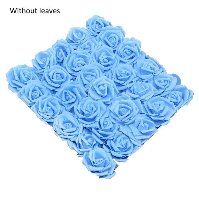 New Artificial 10/20/30 Heads 8cm PE Foam Rose Flowers Bride Bouquet Flower For Wedding Party Decorative Scrapbooking Flower Silk Roses for Wedding Centerpieces Bridal Show Bouquets Party Home Flowers Decoration Stevvex