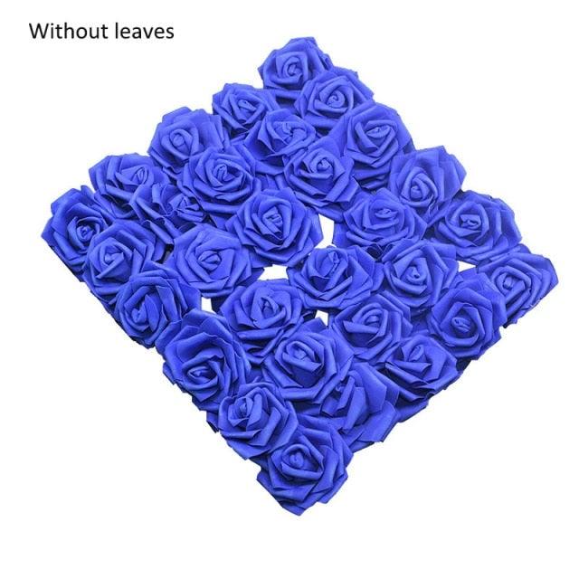 New Artificial 10/20/30 Heads 8cm PE Foam Rose Flowers Bride Bouquet Flower For Wedding Party Decorative Scrapbooking Flower Silk Roses for Wedding Centerpieces Bridal Show Bouquets Party Home Flowers Decoration Stevvex