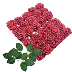 New Artificial 10/20/30 Heads 8cm PE Foam Rose Flowers Bride Bouquet Flower For Wedding Party Decorative Scrapbooking Flower Silk Roses for Wedding Centerpieces Bridal Show Bouquets Party Home Flowers Decoration Stevvex