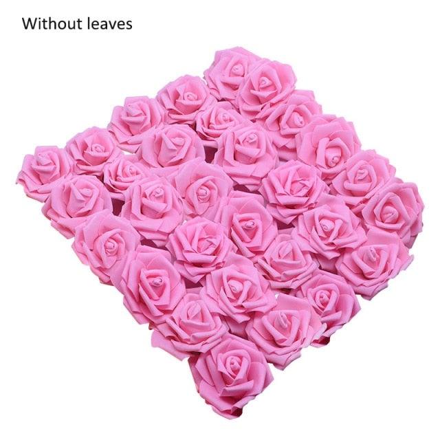 New Artificial 10/20/30 Heads 8cm PE Foam Rose Flowers Bride Bouquet Flower For Wedding Party Decorative Scrapbooking Flower Silk Roses for Wedding Centerpieces Bridal Show Bouquets Party Home Flowers Decoration Stevvex