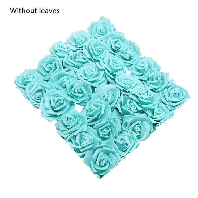 New Artificial 10/20/30 Heads 8cm PE Foam Rose Flowers Bride Bouquet Flower For Wedding Party Decorative Scrapbooking Flower Silk Roses for Wedding Centerpieces Bridal Show Bouquets Party Home Flowers Decoration Stevvex