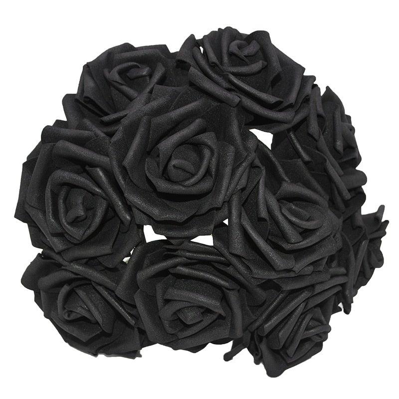 New Artificial 10/20/30 Heads 8cm PE Foam Rose Flowers Bride Bouquet Flower For Wedding Party Decorative Scrapbooking Flower Silk Roses for Wedding Centerpieces Bridal Show Bouquets Party Home Flowers Decoration Stevvex