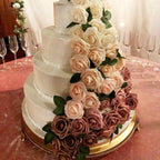New Artificial 10/20/30 Heads 8cm PE Foam Rose Flowers Bride Bouquet Flower For Wedding Party Decorative Scrapbooking Flower Silk Roses for Wedding Centerpieces Bridal Show Bouquets Party Home Flowers Decoration Stevvex