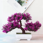 New Artificial Plants Pine Bonsai Potted  Decorative Green Small Trees Fake Flowers Ornament For Home Garden Decoration Stevvex