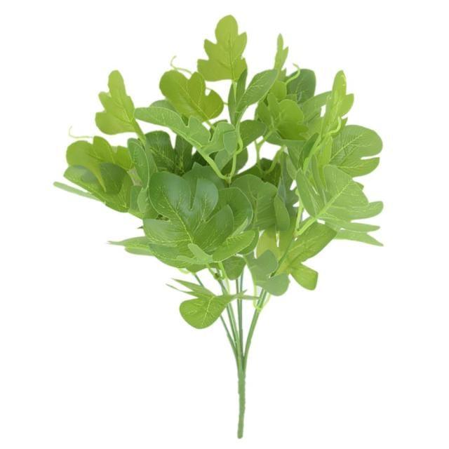 New Artificial Shrubs Boston Fern Grass Fake Green Bushes Indoor Outdoor UV Resistant Indoor Outside For Home Garden Porch Window Décor Stevvex