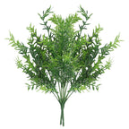 New Artificial Shrubs Boston Fern Grass Fake Green Bushes Indoor Outdoor UV Resistant Indoor Outside For Home Garden Porch Window Décor Stevvex