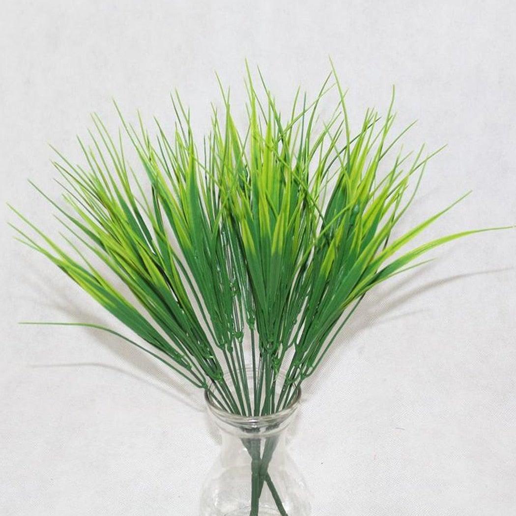 New Artificial Shrubs Boston Fern Grass Fake Green Bushes Indoor Outdoor UV Resistant Indoor Outside For Home Garden Porch Window Décor Stevvex