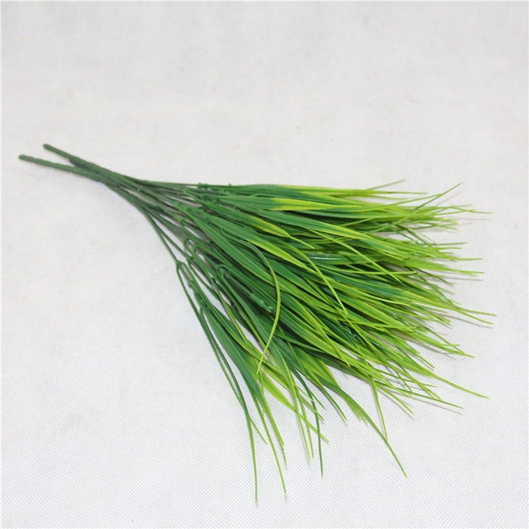 New Artificial Shrubs Boston Fern Grass Fake Green Bushes Indoor Outdoor UV Resistant Indoor Outside For Home Garden Porch Window Décor Stevvex