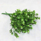 New Artificial Shrubs Boston Fern Grass Fake Green Bushes Indoor Outdoor UV Resistant Indoor Outside For Home Garden Porch Window Décor Stevvex