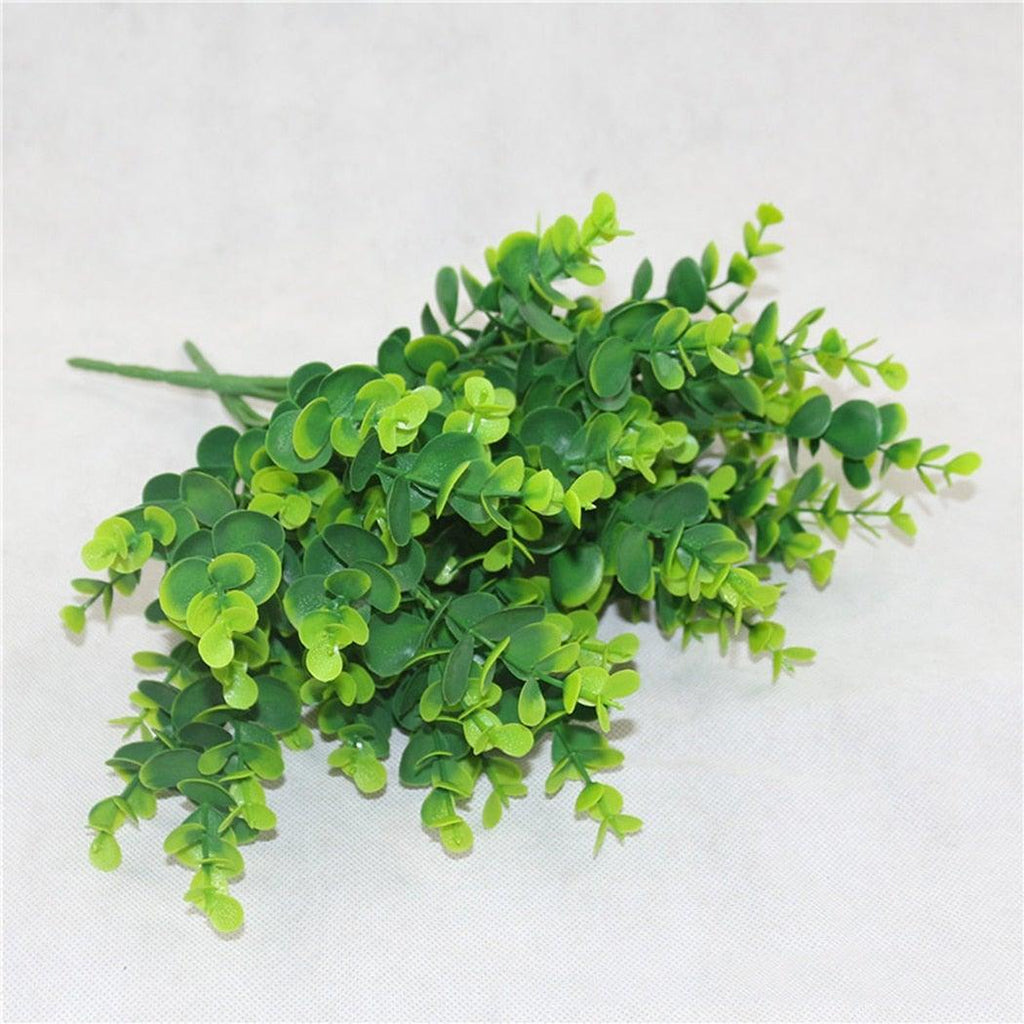 New Artificial Shrubs Boston Fern Grass Fake Green Bushes Indoor Outdoor UV Resistant Indoor Outside For Home Garden Porch Window Décor Stevvex
