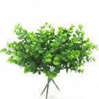 New Artificial Shrubs Boston Fern Grass Fake Green Bushes Indoor Outdoor UV Resistant Indoor Outside For Home Garden Porch Window Décor Stevvex