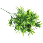 New Artificial Shrubs Boston Fern Grass Fake Green Bushes Indoor Outdoor UV Resistant Indoor Outside For Home Garden Porch Window Décor Stevvex