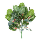 New Artificial Shrubs Boston Fern Grass Fake Green Bushes Indoor Outdoor UV Resistant Indoor Outside For Home Garden Porch Window Décor Stevvex