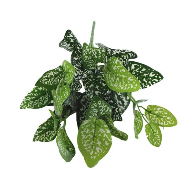 New Artificial Shrubs Boston Fern Grass Fake Green Bushes Indoor Outdoor UV Resistant Indoor Outside For Home Garden Porch Window Décor Stevvex