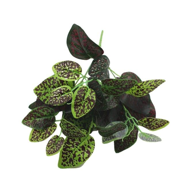 New Artificial Shrubs Boston Fern Grass Fake Green Bushes Indoor Outdoor UV Resistant Indoor Outside For Home Garden Porch Window Décor Stevvex