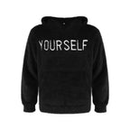 New Autumn And Winter Warm Men Wool Hooded Sweatshirts Letter Print Hooded Men's Embroidered Sweater Casual Hooded Long Sleeve Hipster Gym Long Sleeve Hoodies Stevvex