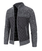New Autumn Winter Jacket Men Warm Casual Slim Fit Fleece Jacket Elegant Jackets For Men Warm Soft Sweater Solid Jackets Casual Business Men Clothing Lightweight Hooded Jackets Stevvex