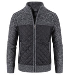 New Autumn Winter Jacket Men Warm Casual Slim Fit Fleece Jacket Elegant Jackets For Men Warm Soft Sweater Solid Jackets Casual Business Men Clothing Lightweight Hooded Jackets Stevvex