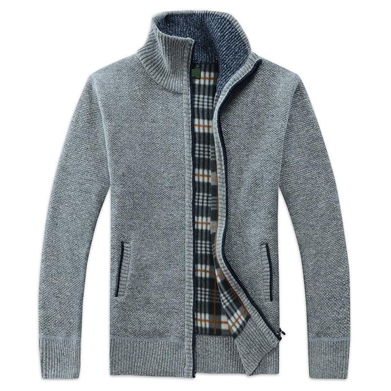 New Autumn Winter Jacket Men Warm Casual Slim Fit Fleece Jacket Elegant Jackets For Men Warm Soft Sweater Solid Jackets Casual Business Men Clothing Lightweight Hooded Jackets Stevvex