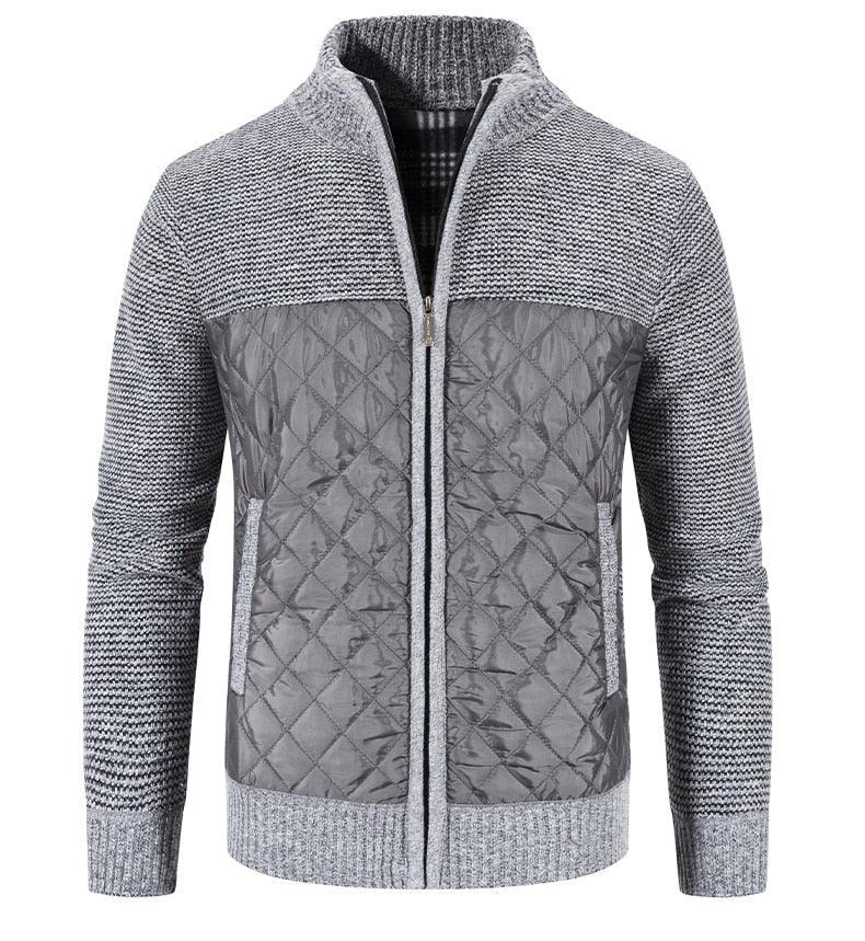New Autumn Winter Jacket Men Warm Casual Slim Fit Fleece Jacket Elegant Jackets For Men Warm Soft Sweater Solid Jackets Casual Business Men Clothing Lightweight Hooded Jackets Stevvex