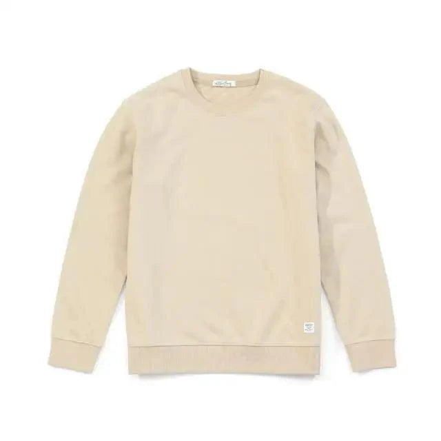 New Autumn  Winter Sweatshirt Men Casual Minimalist Sweatshirt O-Neck For Men Solid Color Ladies Long Sleeve Casual Pullover Clothes Sweatshirt Stevvex