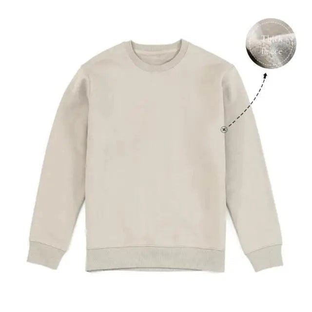 New Autumn  Winter Sweatshirt Men Casual Minimalist Sweatshirt O-Neck For Men Solid Color Ladies Long Sleeve Casual Pullover Clothes Sweatshirt Stevvex
