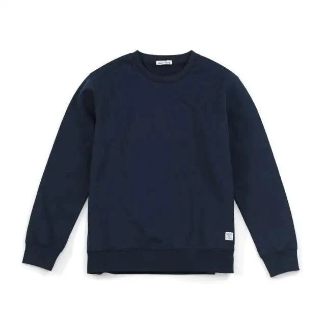 New Autumn  Winter Sweatshirt Men Casual Minimalist Sweatshirt O-Neck For Men Solid Color Ladies Long Sleeve Casual Pullover Clothes Sweatshirt Stevvex
